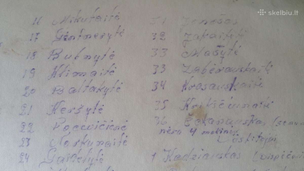 Sena 1955m fotografija 16-22 cm su sąrašu - nuotraukos Nr. 5
