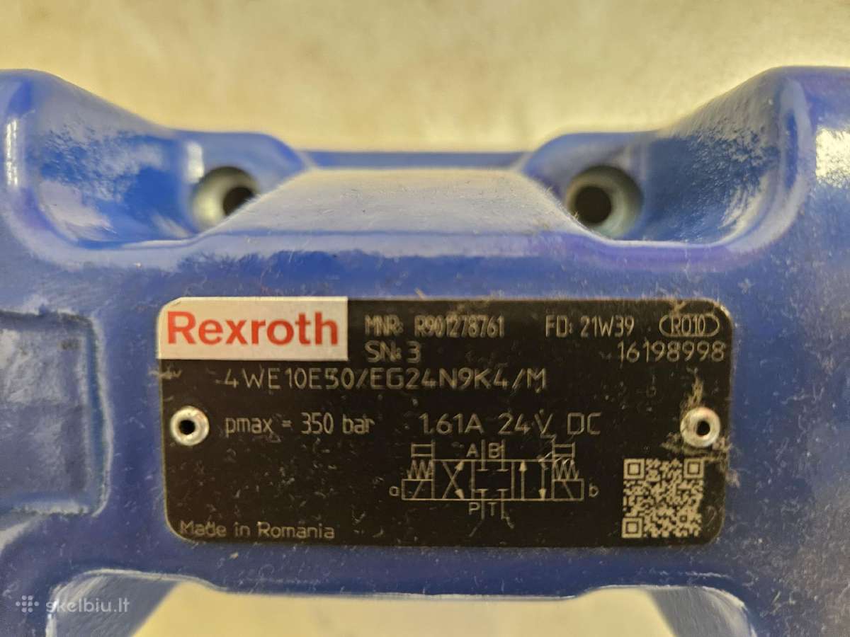 Rexroth directional control valve 4we10e50/eg24n9k - nuotraukos Nr. 2