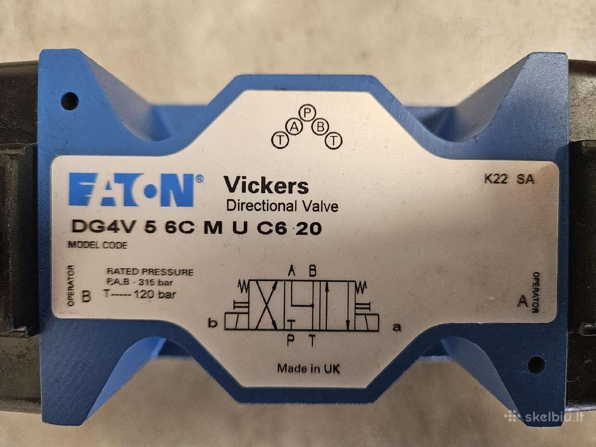 Eaton Vickers Valve Dg4v-5-6c-m-u-c6-20 - nuotraukos Nr. 2