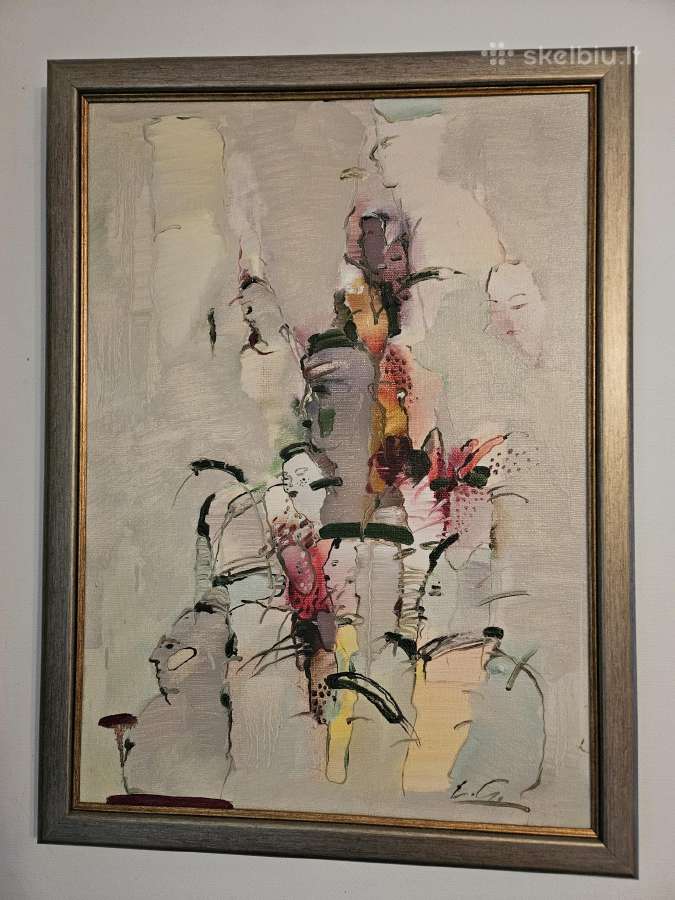 L. Grigaliūnaitė "Kaktusai" aliejus,drobė.