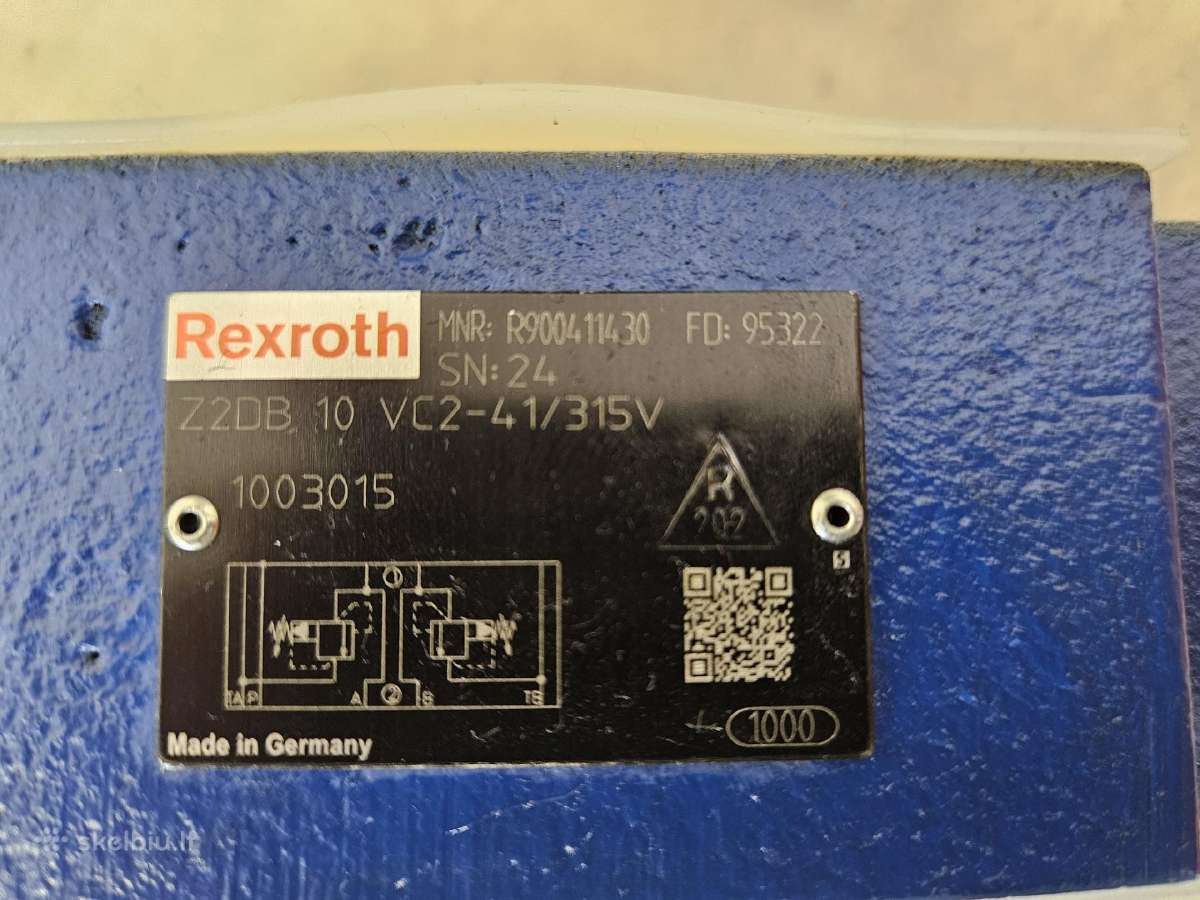 Rexroth Valve R900411430 Z2db10vc2-41/315v - nuotraukos Nr. 2