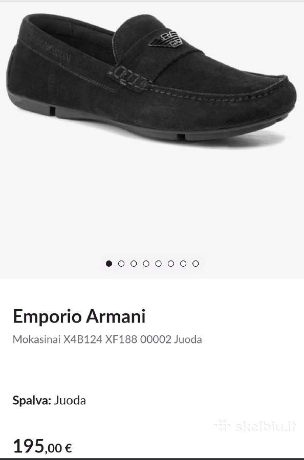 Vyriski mokasinai Emporio Armani. - nuotraukos Nr. 6