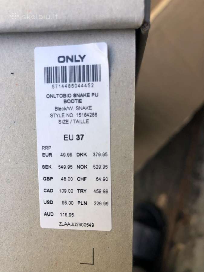 Moteriški bateliai, 37 dydis, fir. Only - nuotraukos Nr. 7