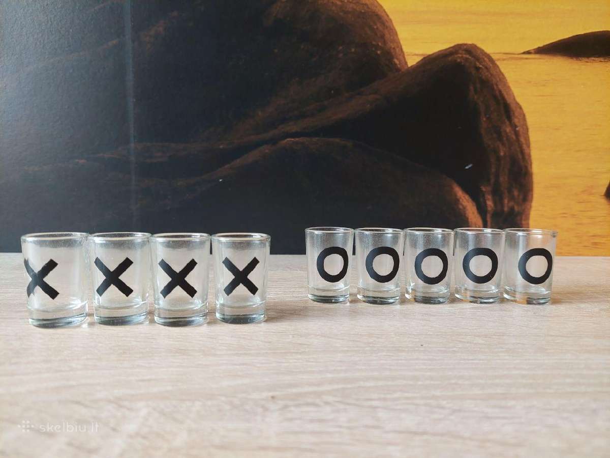 Tic Tac Toe drinking stalo žaidimas - nuotraukos Nr. 3