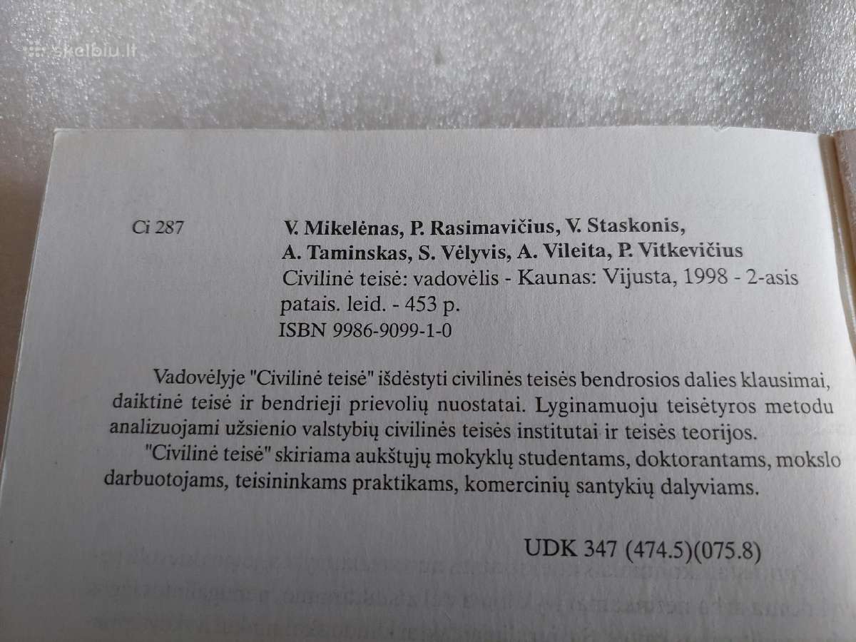 Civilinė teisė - nuotraukos Nr. 3