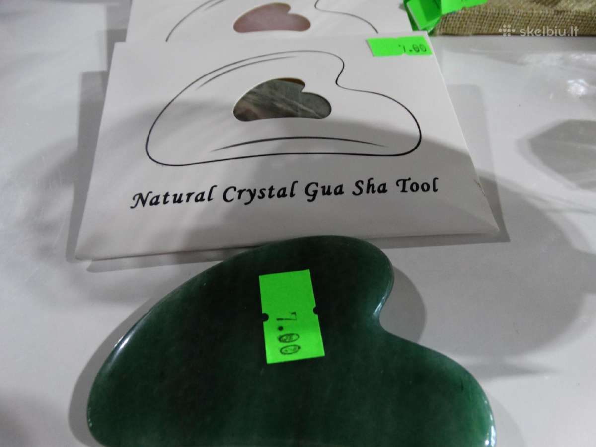 Natūralių Kristalų Veido Masažuokliai Gua Sha