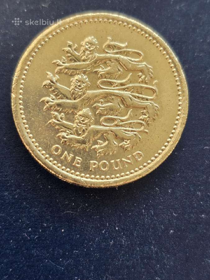 D. Britanija 1997 1 Pound Xf