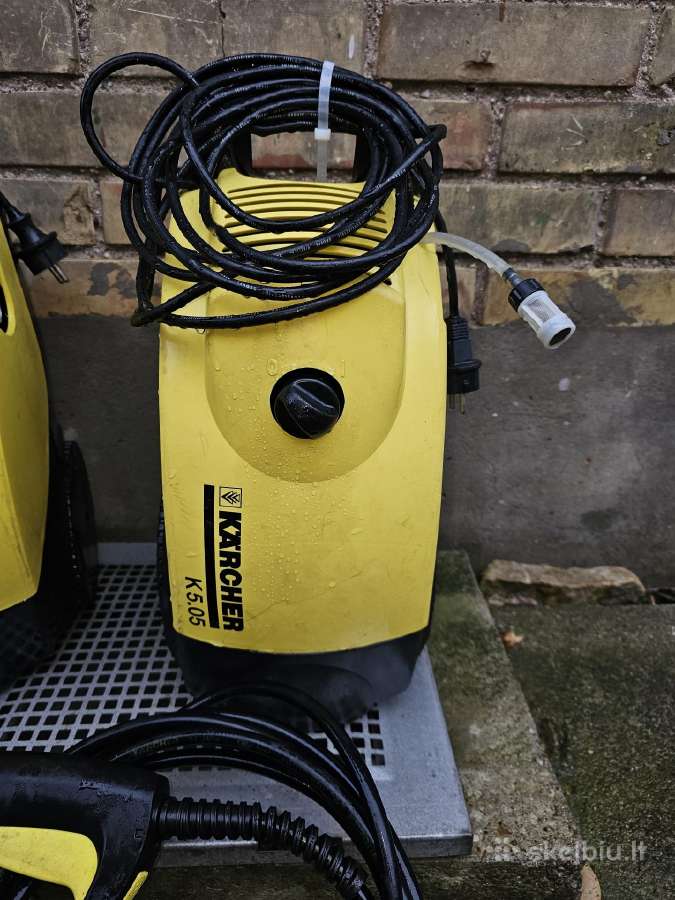Karcher ir pistoletai ar angalis