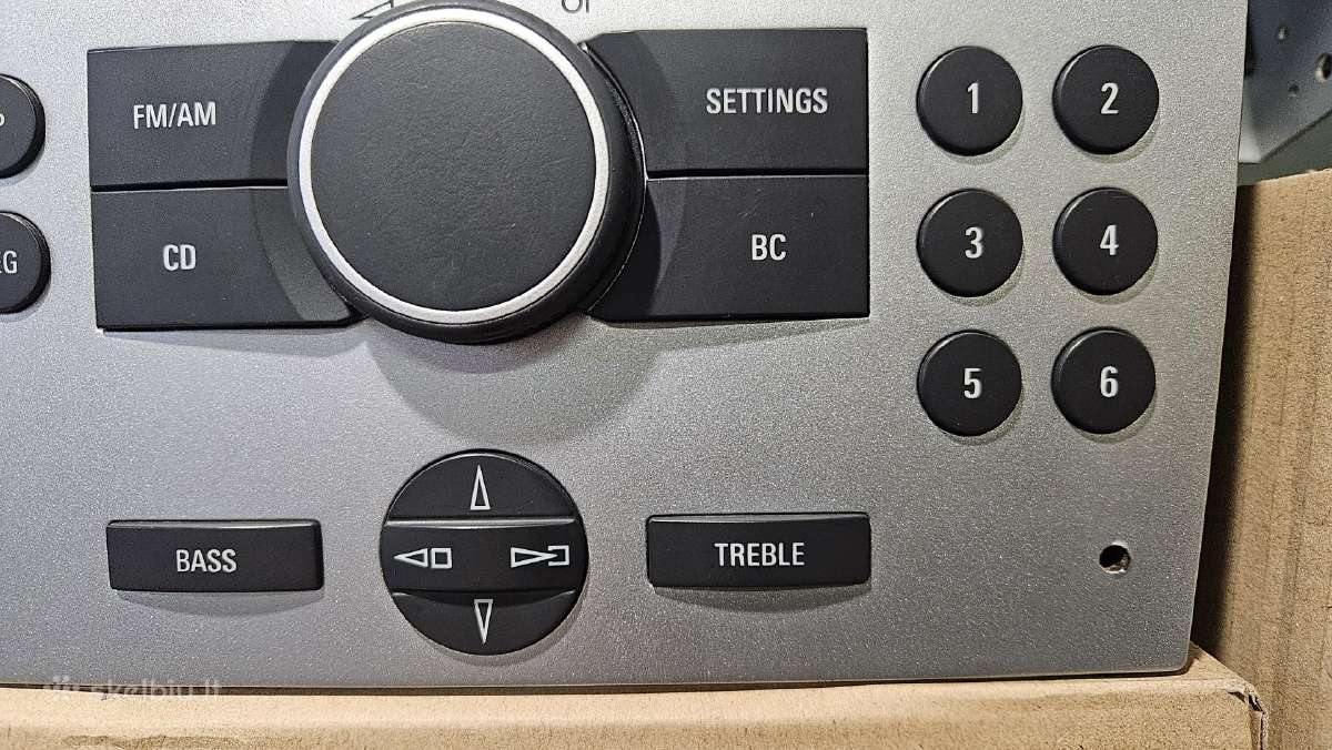 Blaupunkt cd30 Opel Corsa C radija - nuotraukos Nr. 5
