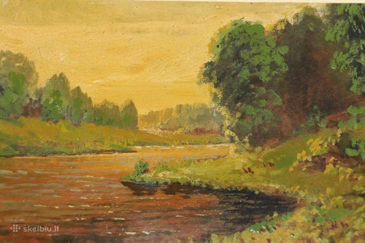 Kartonas aliejus 30,5x25,5 cm. - nuotraukos Nr. 3