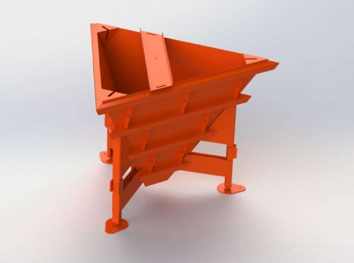 Betoninio "drakono danties" metalinė forma - nuotraukos Nr. 2
