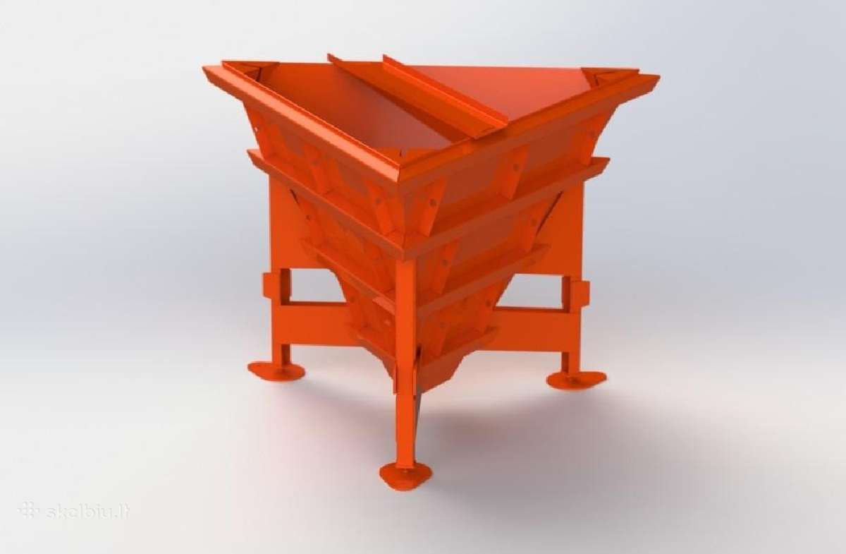 Betoninio "drakono danties" metalinė forma - nuotraukos Nr. 3