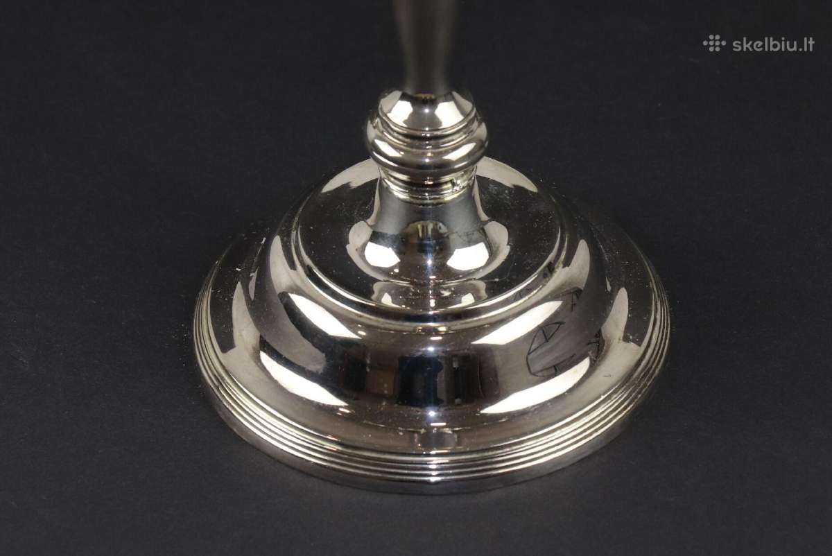 Žvakidė metalas svoris 1494 gr. aukštis 36,5 cm. - nuotraukos Nr. 5