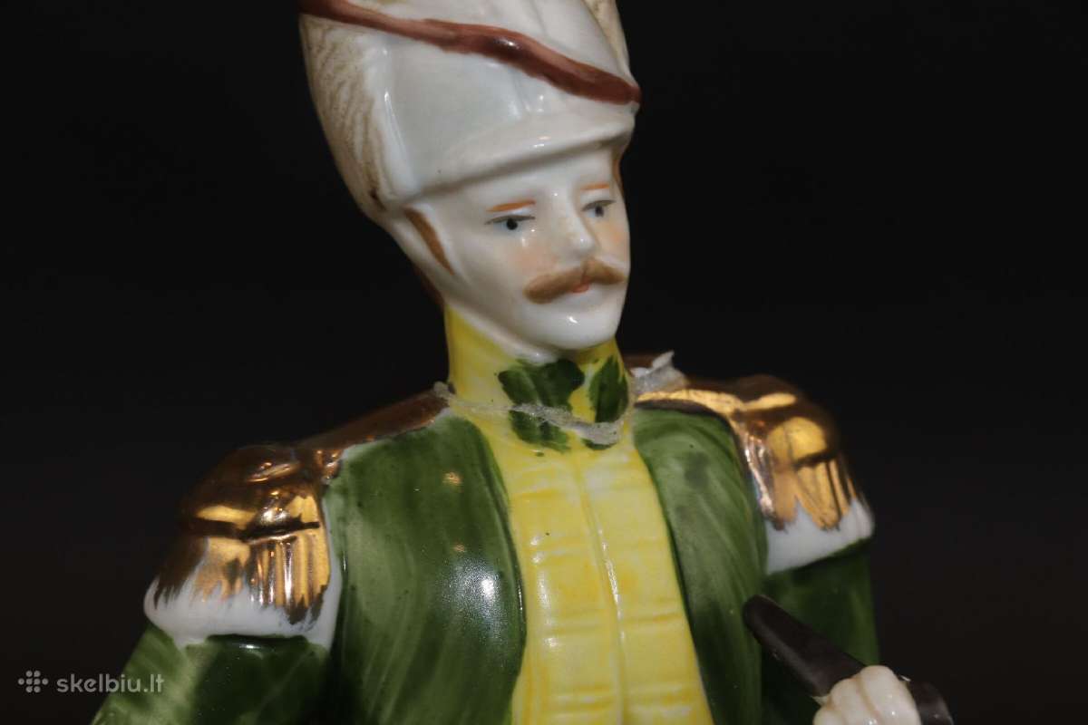 Statulėlė kareivis porcelianas aukštis 22 cm. - nuotraukos Nr. 7