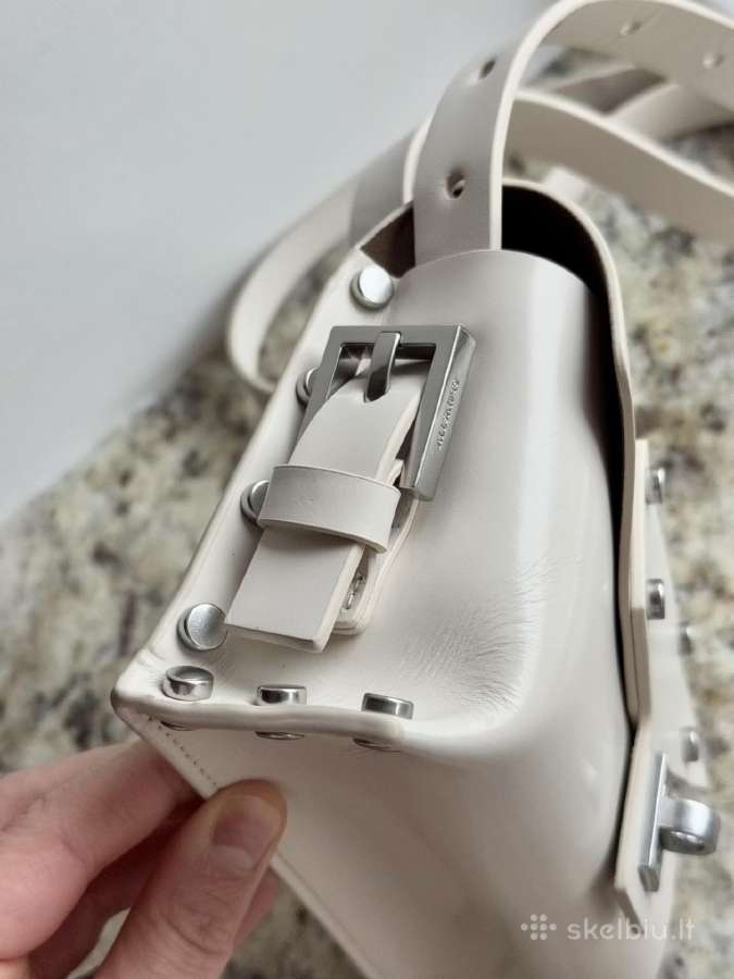 All Saints Miro Mini Leather Crossbody Bag - nuotraukos Nr. 7