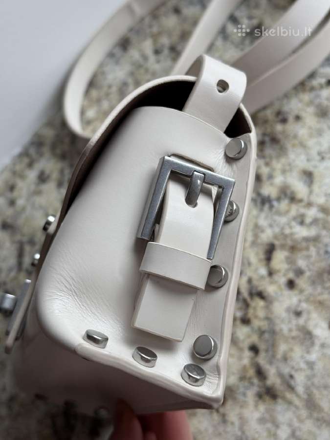 All Saints Miro Mini Leather Crossbody Bag - nuotraukos Nr. 8
