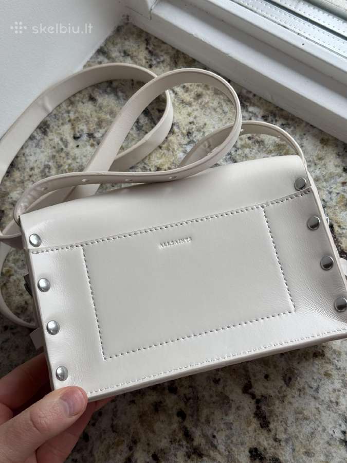 All Saints Miro Mini Leather Crossbody Bag - nuotraukos Nr. 10