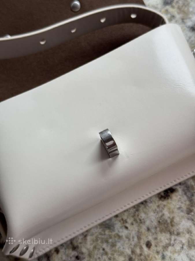 All Saints Miro Mini Leather Crossbody Bag - nuotraukos Nr. 13