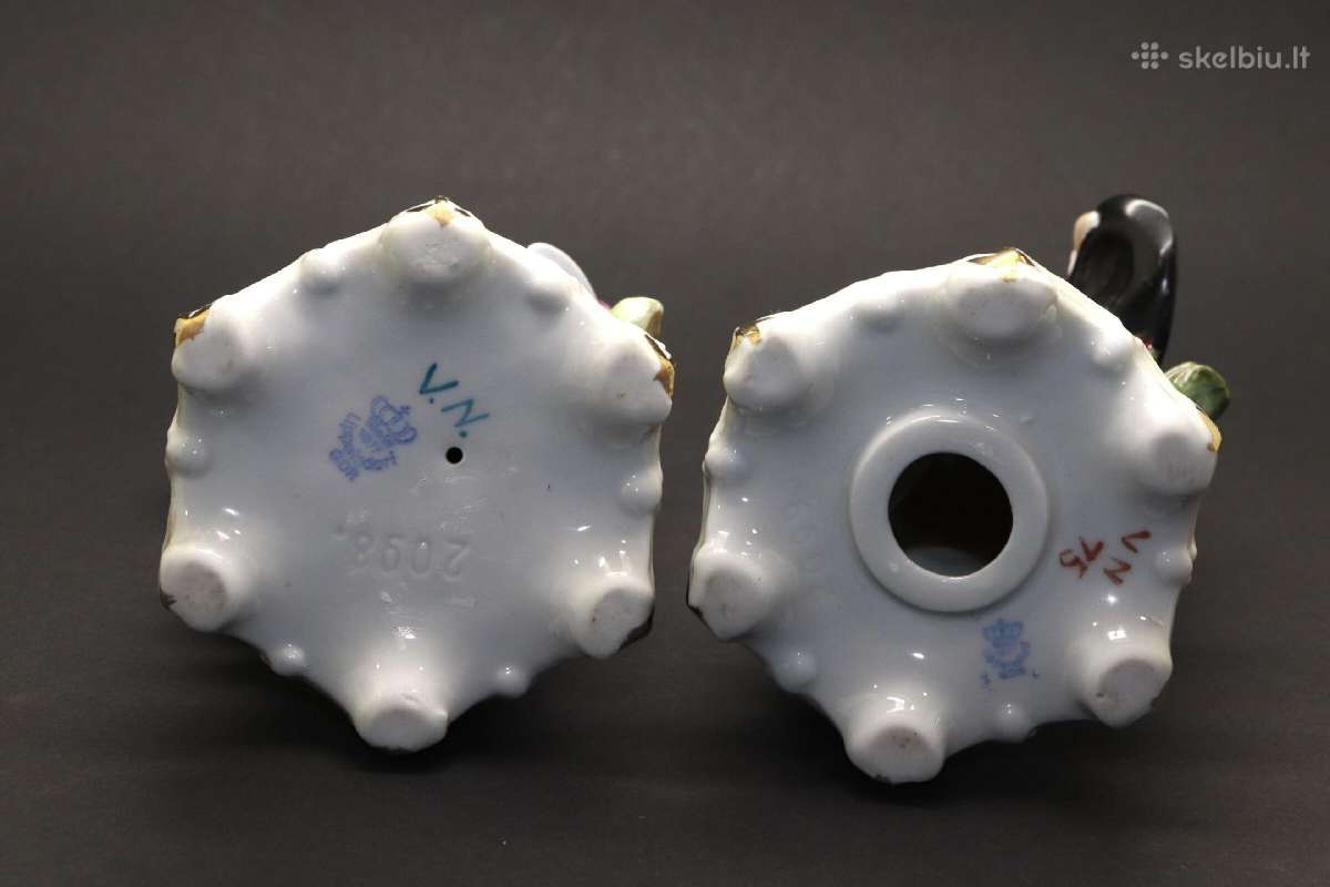 Porcelianinės statulėlės aukštis 18,5 cm.už abi 90 - nuotraukos Nr. 7