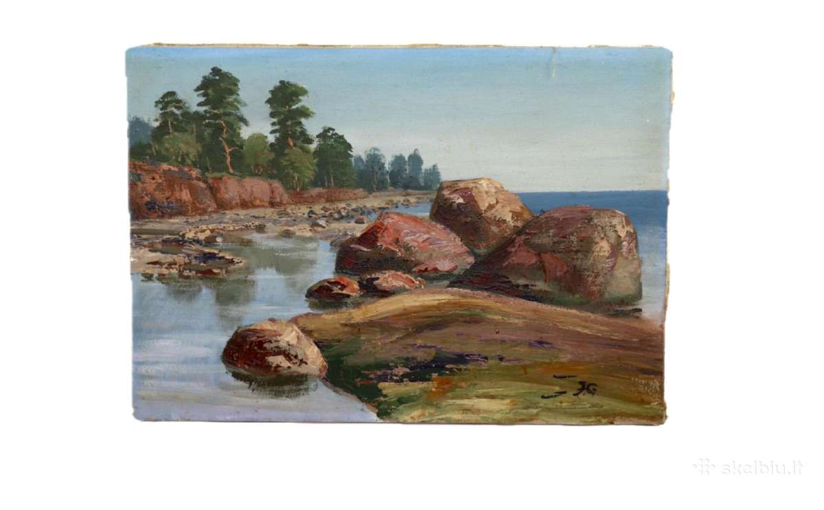 Drobė aliejus Latvija 35x50 cm. kaina 65 eurai