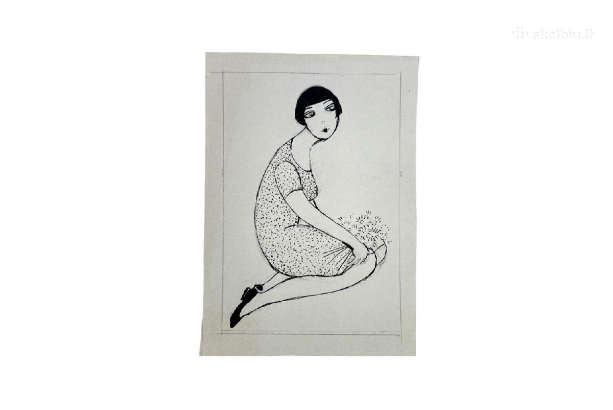 Kartonas tušas Latvija 13x18 см 1955 metai