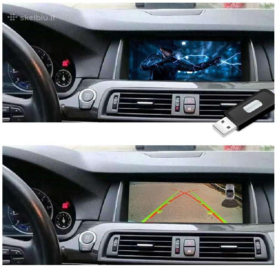 Bmw 5 F10 F11 F18 F07 android multimedija - nuotraukos Nr. 4