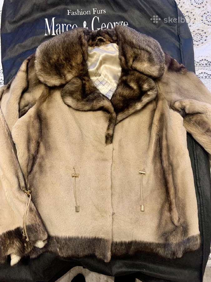 Mink fur/ Kirptos Audinės kailiniai
