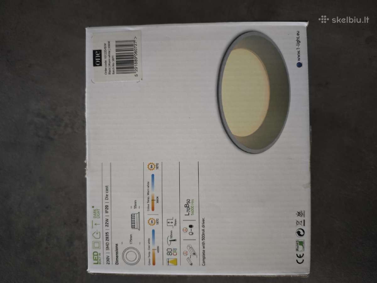 LED Šviestuvai įmontuojami - nuotraukos Nr. 5