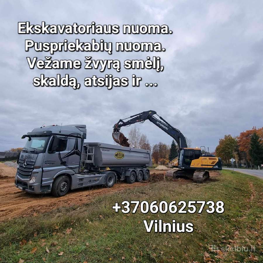 Vežame žvyrą, smėlį, skaldą, atsijas, juodžemį - nuotraukos Nr. 6