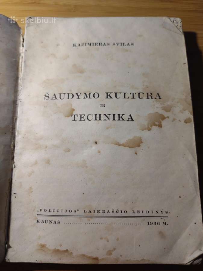 K. Svilas. Šaudymo kultūra ir technika. 1936 - nuotraukos Nr. 4