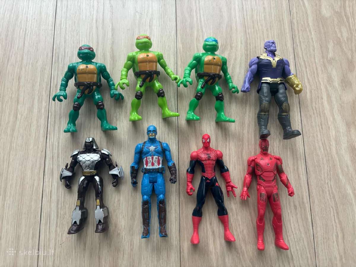 Super Herojų ir Vėžliukų Nindzių Komplektas