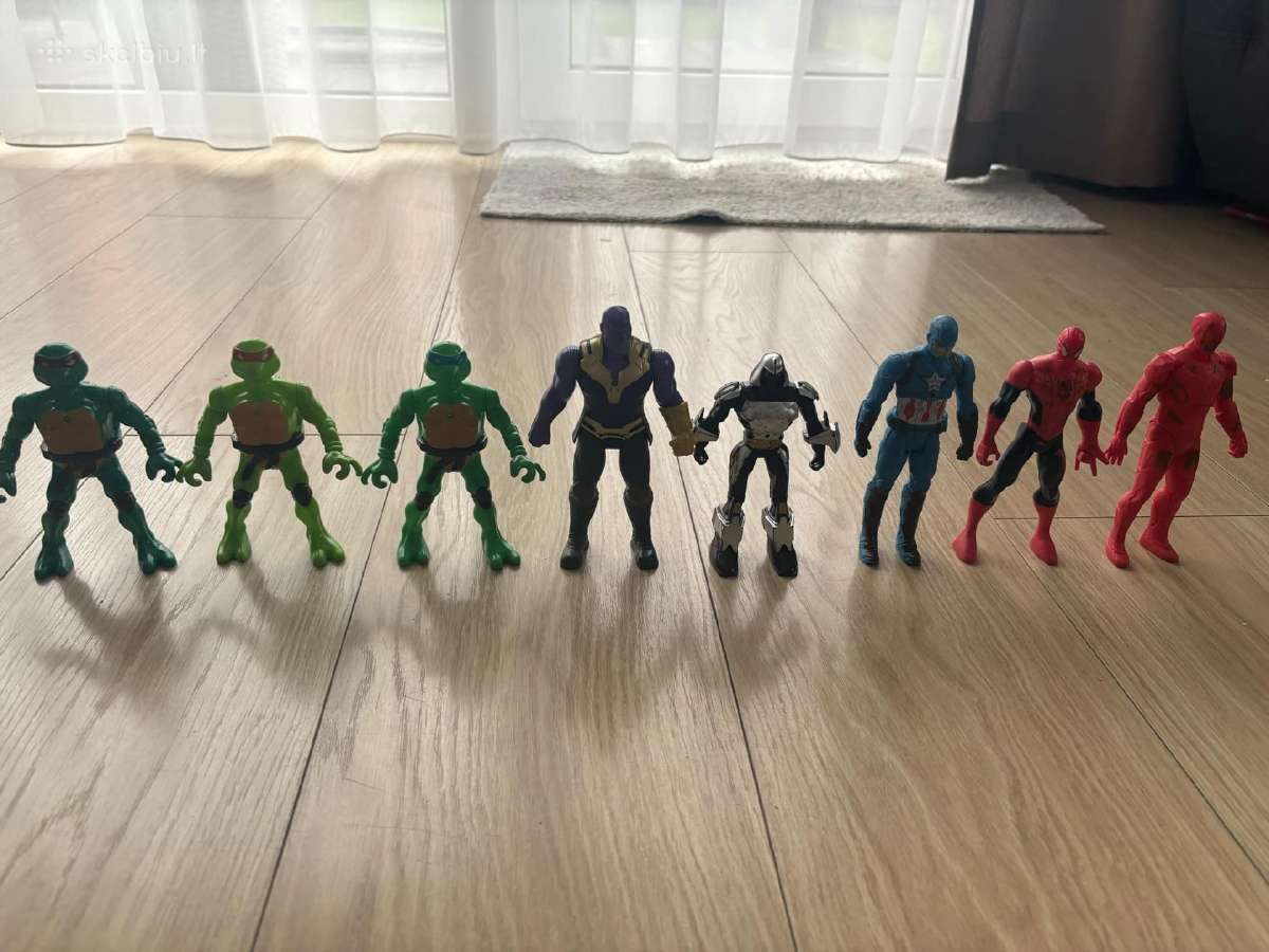 Super Herojų ir Vėžliukų Nindzių Komplektas - nuotraukos Nr. 2