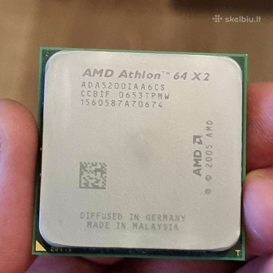 Amd athlon, adata ddr2 RAM, dvd-rw ir kt. - nuotraukos Nr. 2