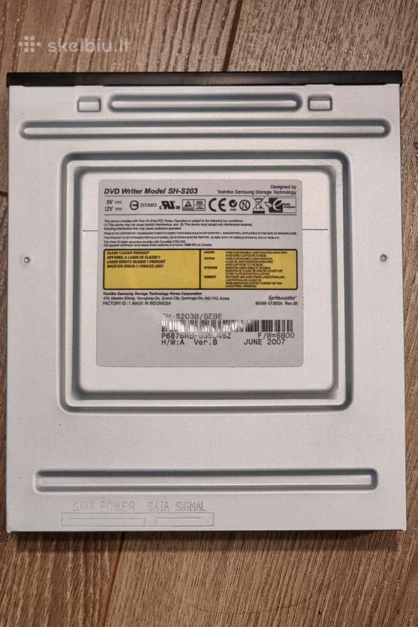 Amd athlon, adata ddr2 RAM, dvd-rw ir kt. - nuotraukos Nr. 8