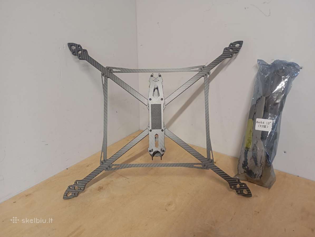 Nauji fpv dronų rėmai Mark4 V2 13inch
