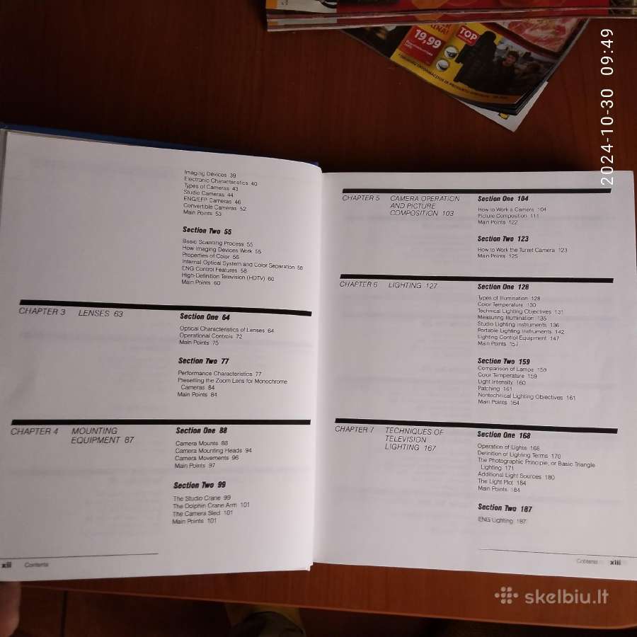 H. Zettl "Television production handbook" Usa 1984 - nuotraukos Nr. 6