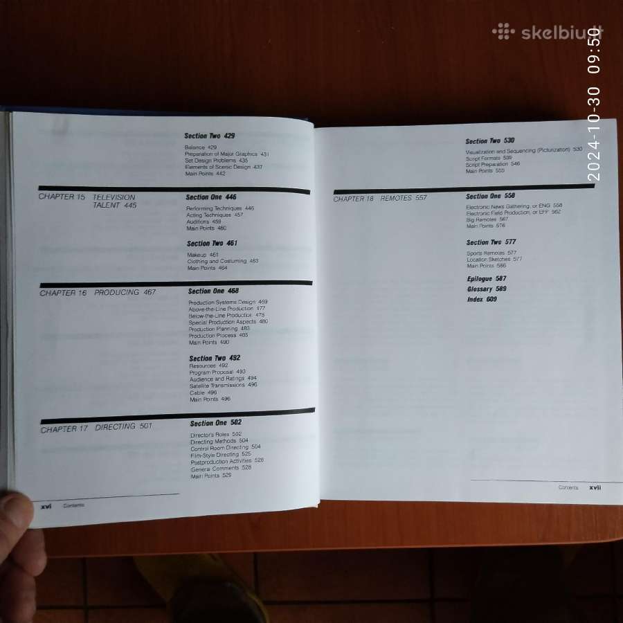 H. Zettl "Television production handbook" Usa 1984 - nuotraukos Nr. 9