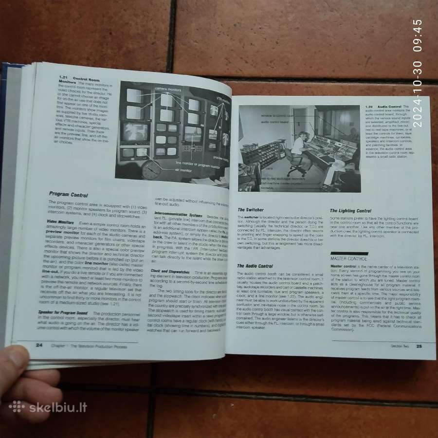 H. Zettl "Television production handbook" Usa 1984 - nuotraukos Nr. 10