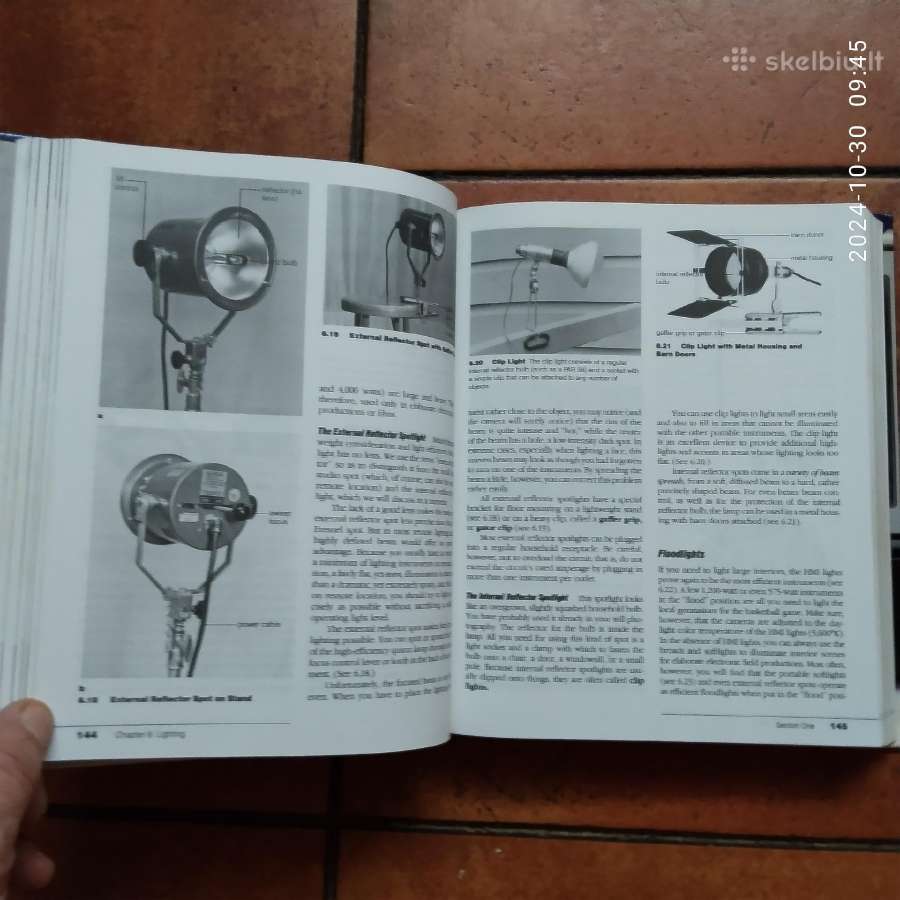 H. Zettl "Television production handbook" Usa 1984 - nuotraukos Nr. 11