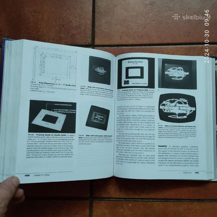 H. Zettl "Television production handbook" Usa 1984 - nuotraukos Nr. 16