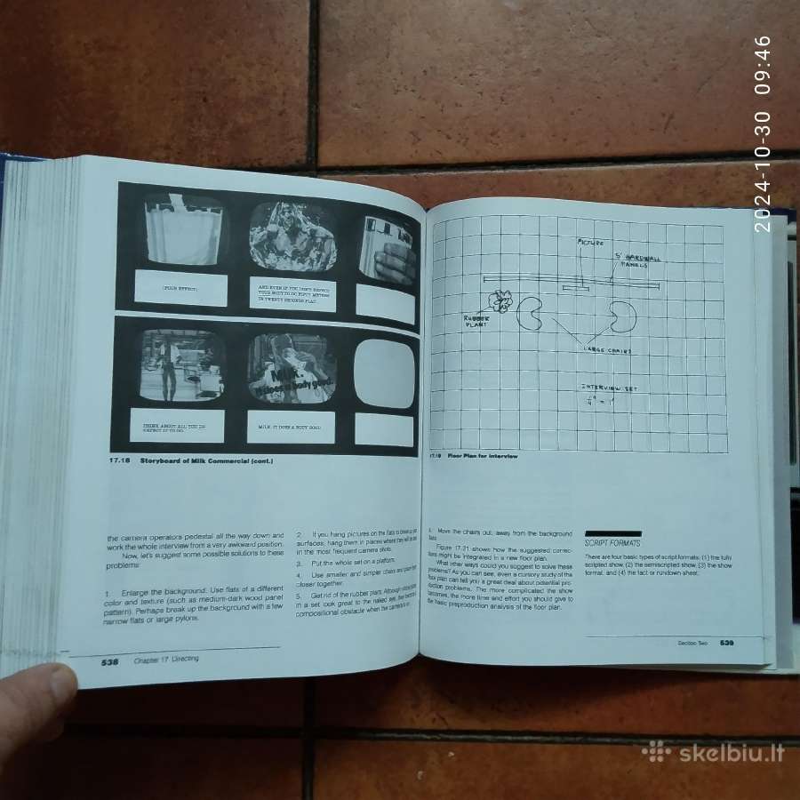 H. Zettl "Television production handbook" Usa 1984 - nuotraukos Nr. 17