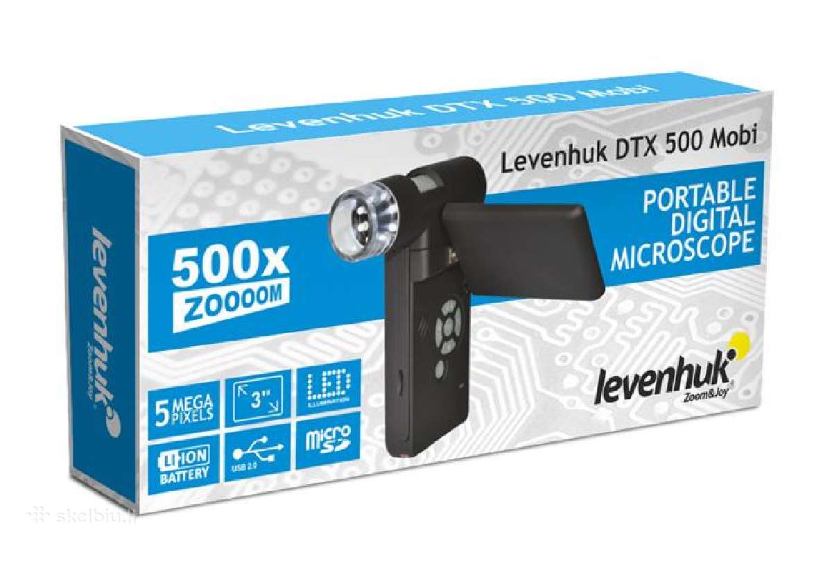 Skaitmeninis nešiojamas mikroskopas Levenhuk Dtx - nuotraukos Nr. 2