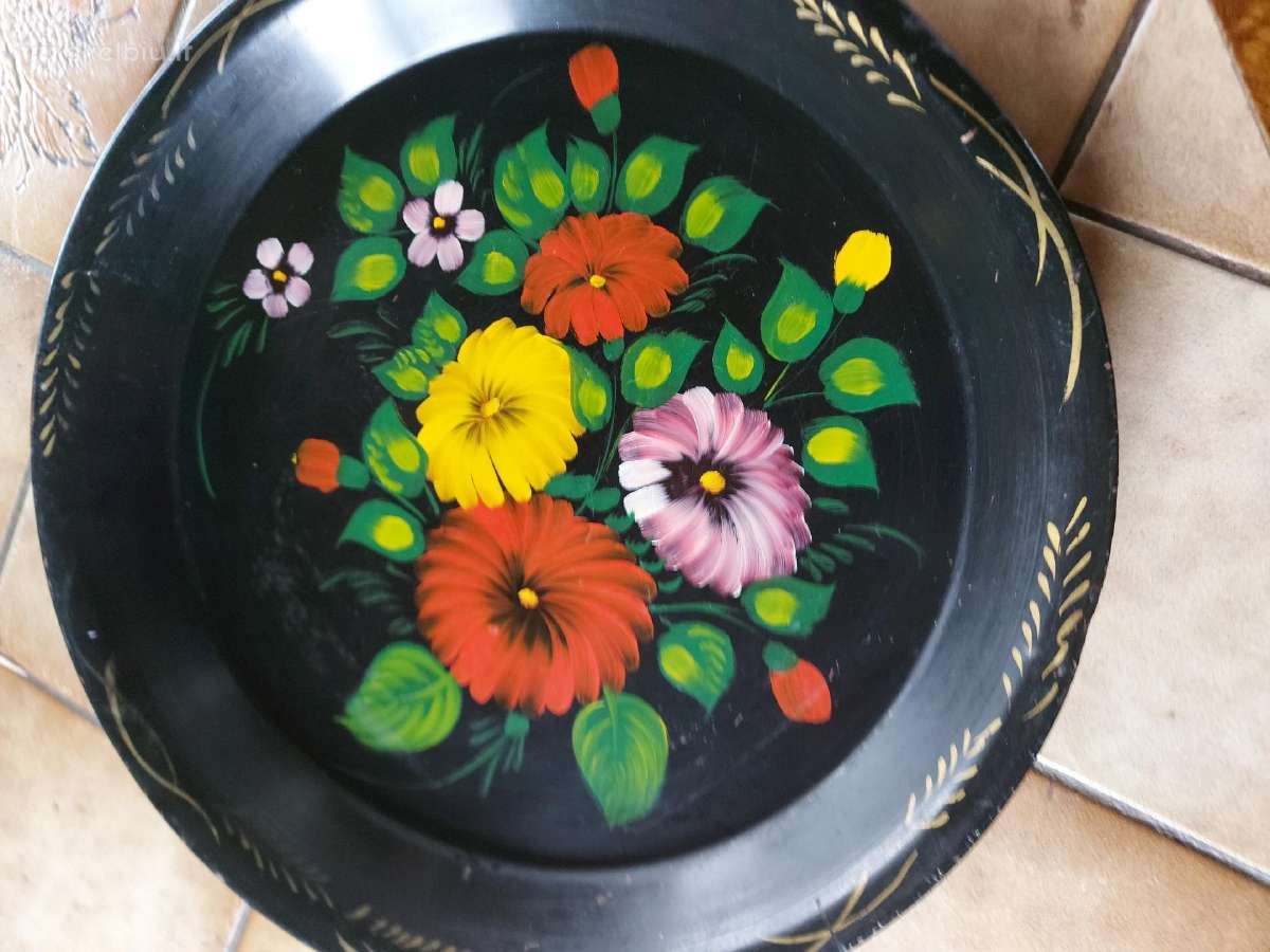 Senų laikų padėklas į pirtį,terasą,46cm.