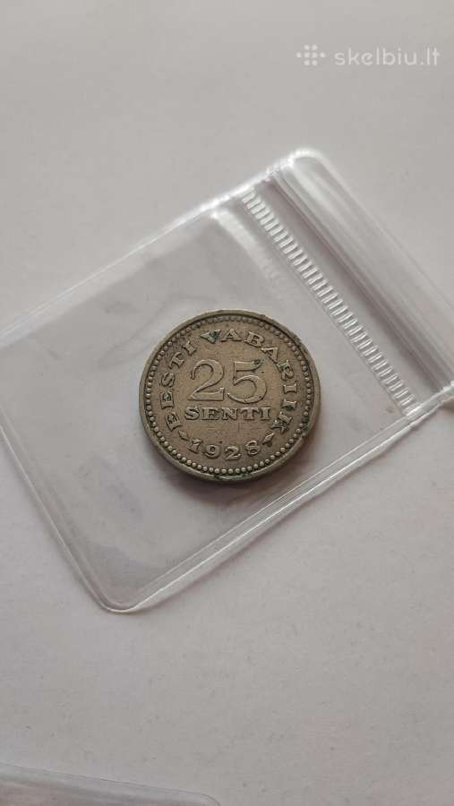 Estijos 25 senti 1928m