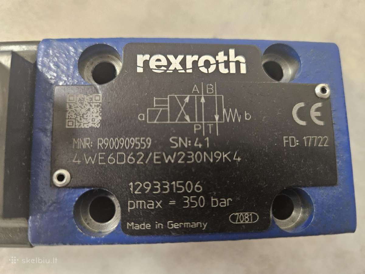 Rexroth 4we6d62/ew230n9k4 Valve - nuotraukos Nr. 2