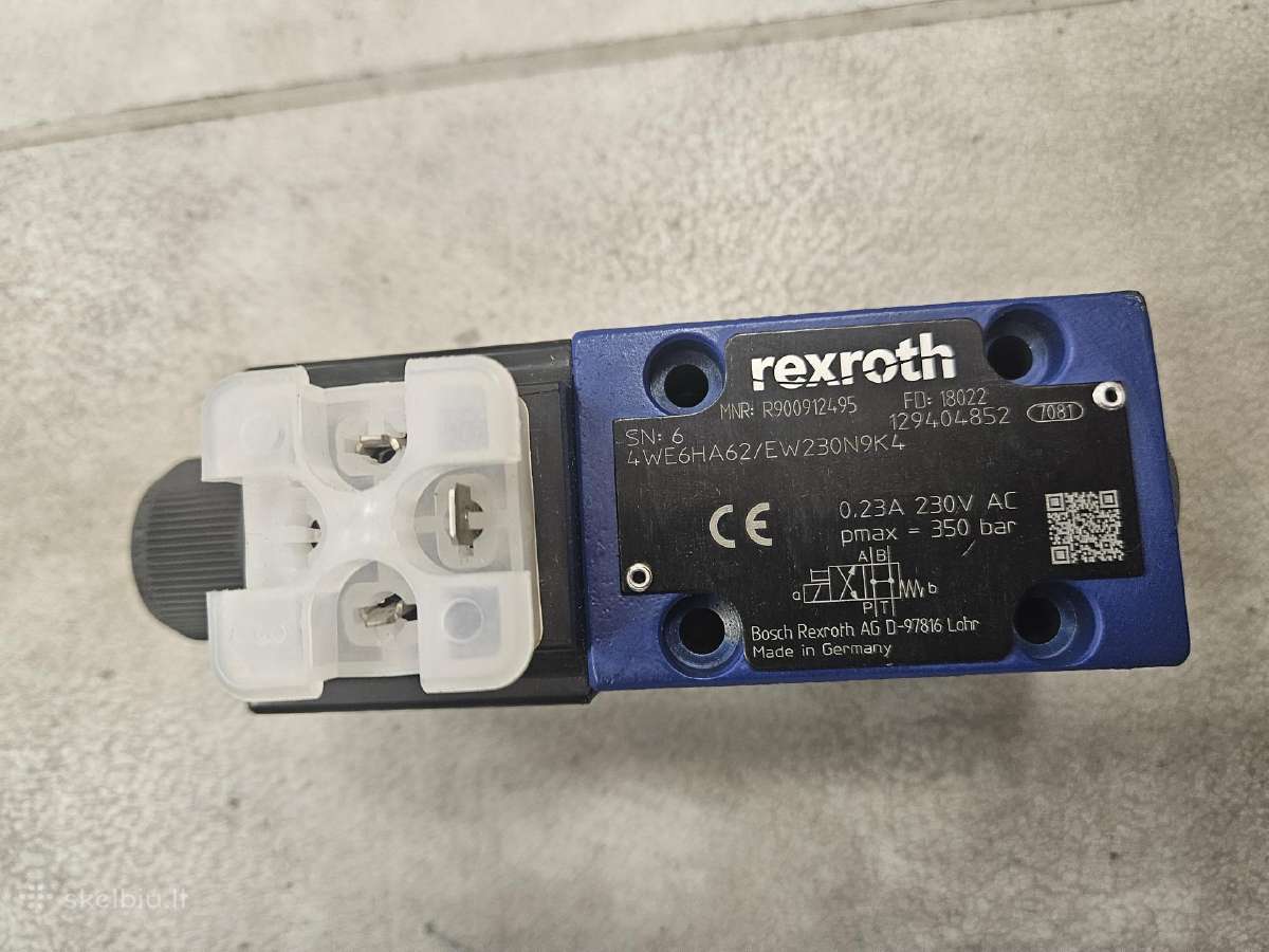 Rexroth 4we6ha62/ew230n9k4 Valve - nuotraukos Nr. 2
