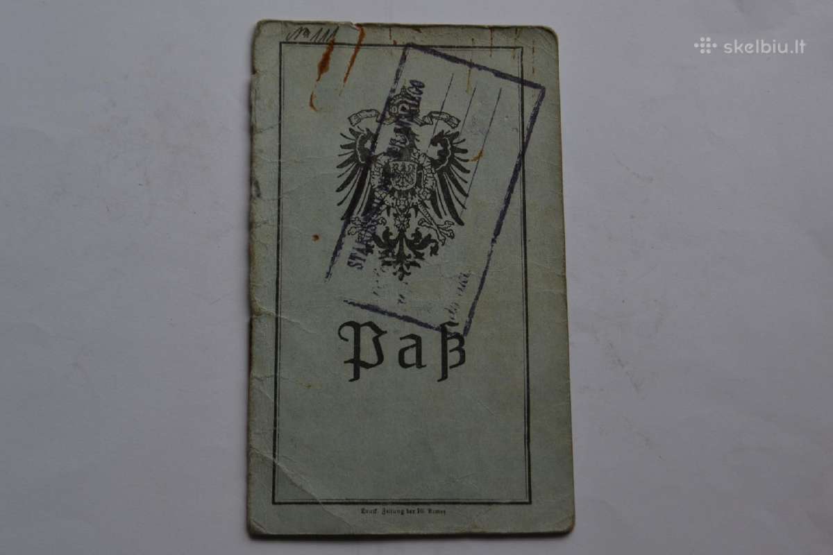 Pasas Vilnius 1917 m.
