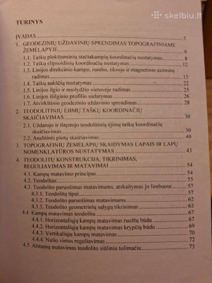 Topografijos vadovėlis - nuotraukos Nr. 2