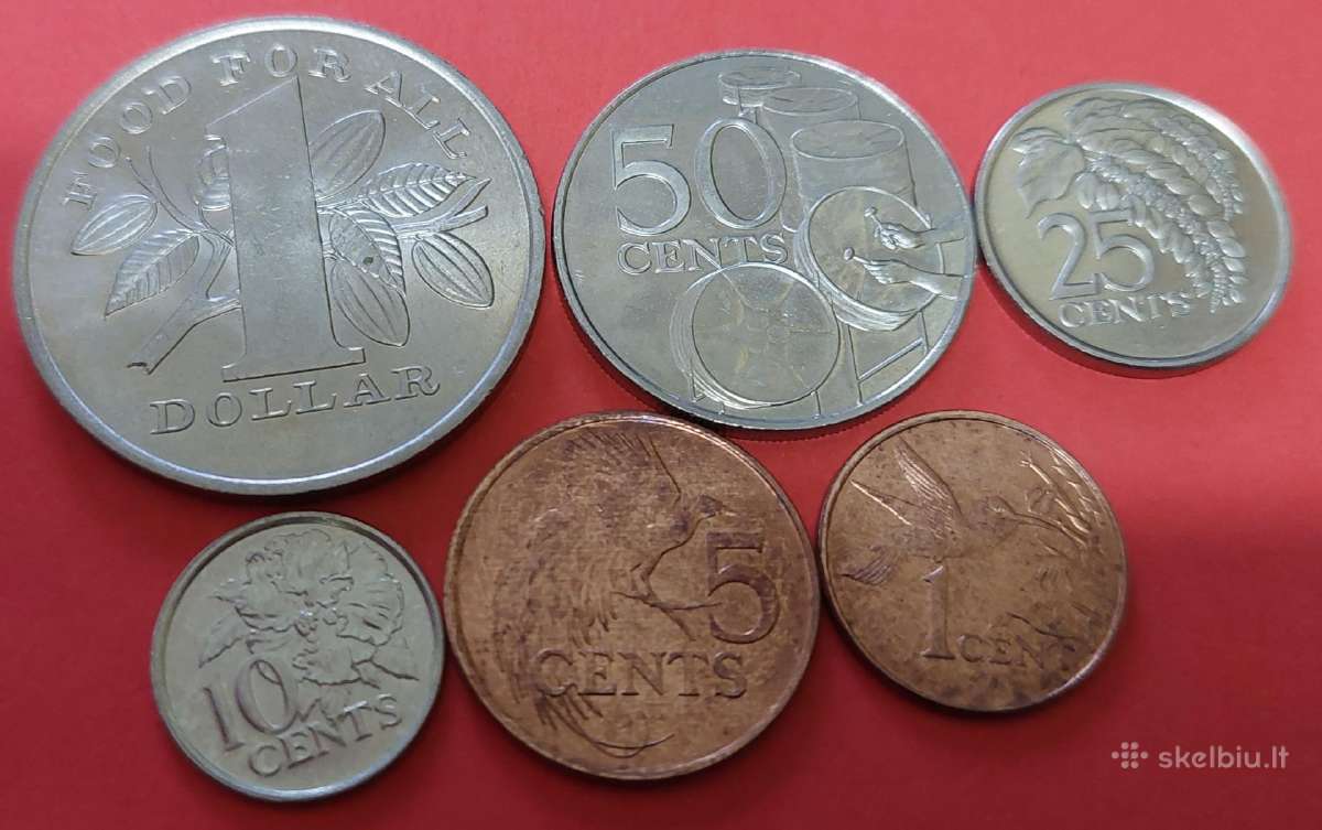 Trinidadas ir Tobago 6 monetų komplektukas - nuotraukos Nr. 2