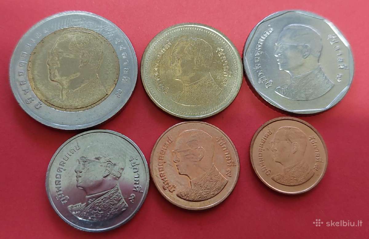 Tailandas 6 monetų komplektukas